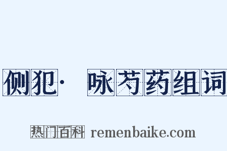 侧犯·咏芍药组词是什么意思的图片